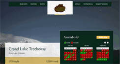 Desktop Screenshot of grandlaketreehouse.com